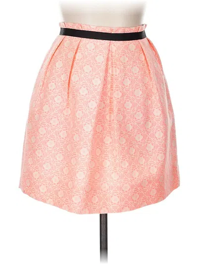 Pre-owned Sandro Formal Skirt In Orange