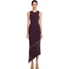 Sandro Fringed And Beaded Maxi Dress In Brown