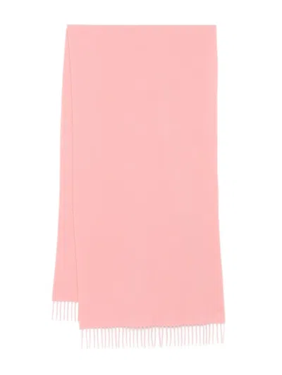 Sandro 流苏羊绒围巾 In Pink