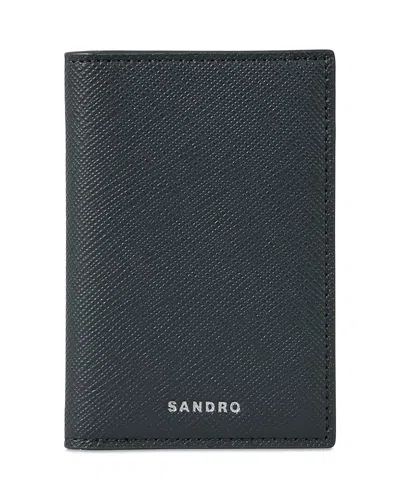 Sandro Fw24 New Card Holder In Gray