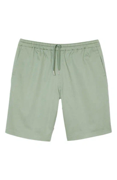 Sandro Gamma Cotton Blend Shorts In Light Green