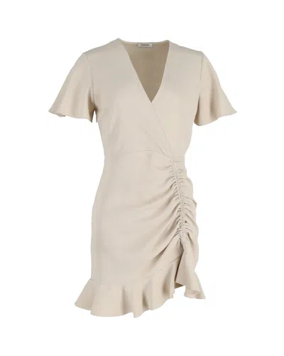 Sandro Woman Short Dress Beige Size 2 Polyester