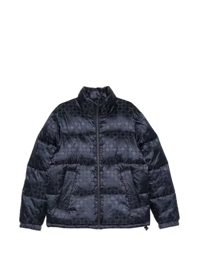 Sandro Classic Water Repellent Cross Motif Puffer Jacket In Multi