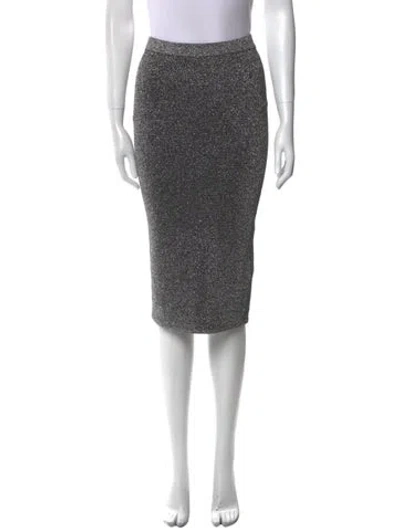 Pre-owned Sandro Glitter Accents Knee-length Skirt