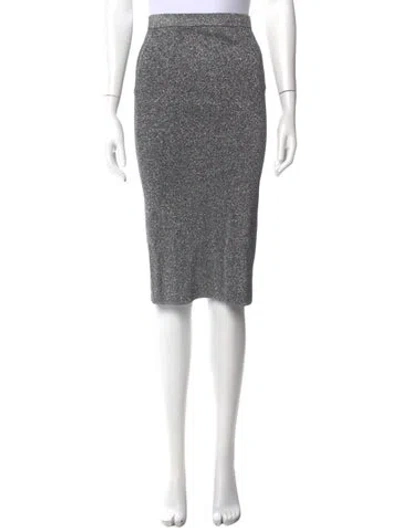 Pre-owned Sandro Glitter Accents Knee-length Skirt