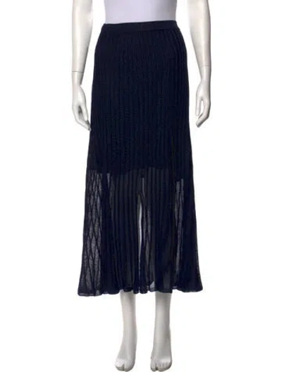 Pre-owned Sandro Glitter Accents Midi Length Skirt