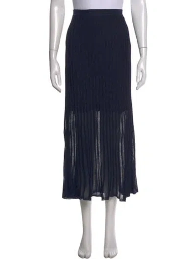 Pre-owned Sandro Glitter Accents Midi Length Skirt