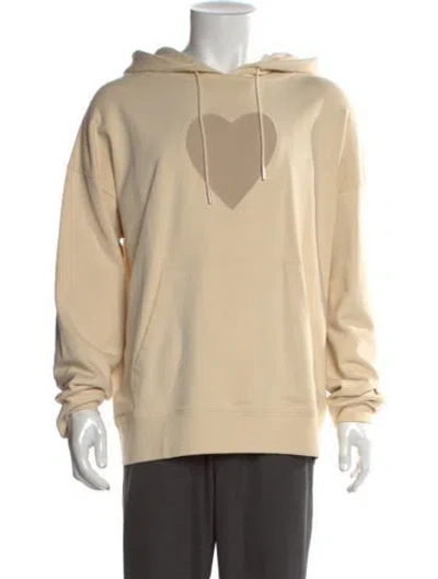 Pre-owned Sandro Graphic Print Crew Neck Hoodie W/ Tags In Neutral