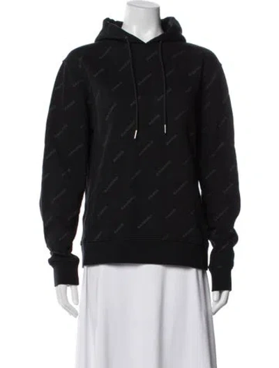 Pre-owned Sandro Graphic Print Jacket In Black