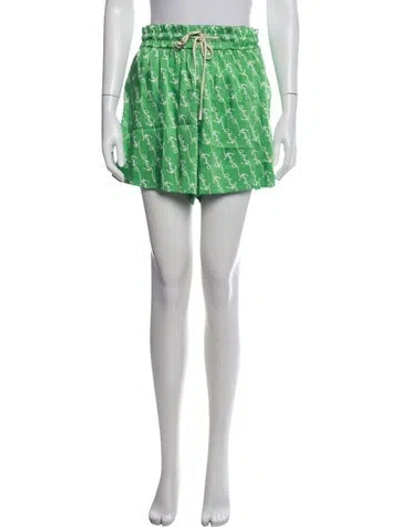 Pre-owned Sandro Graphic Print Pajamas In Green