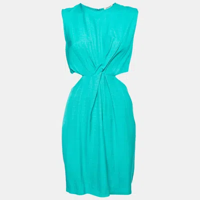 Sandro Woman Mini Dress Emerald Green Size 10 Viscose