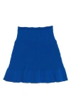 Sandro Gregoria Knit Miniskirt In Blue