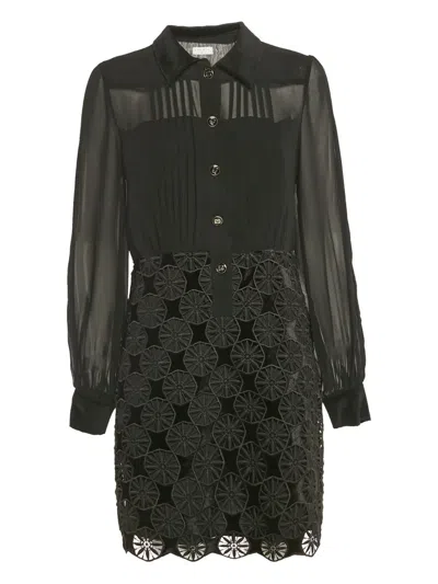 Pre-owned Sandro Guipure-lace Mini Dress