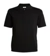 Sandro Short-sleeve Pointed-collar Polo Shirt In Black
