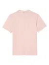 Sandro T-shirt With Heart Patch In Pink