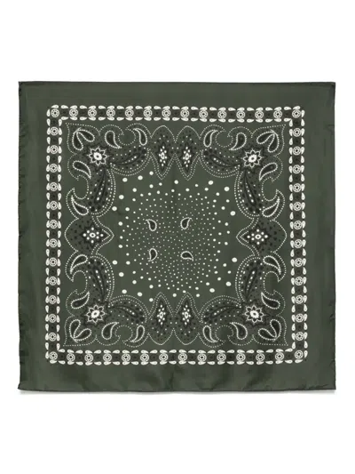 Sandro Heritage Paisley Schal In Green