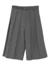 Sandro Bundfaltenshorts Mit Hohem Bund In Gray