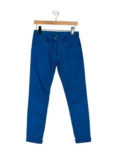 Pre-owned Sandro High-rise Skinny Leg Jeans In Blue