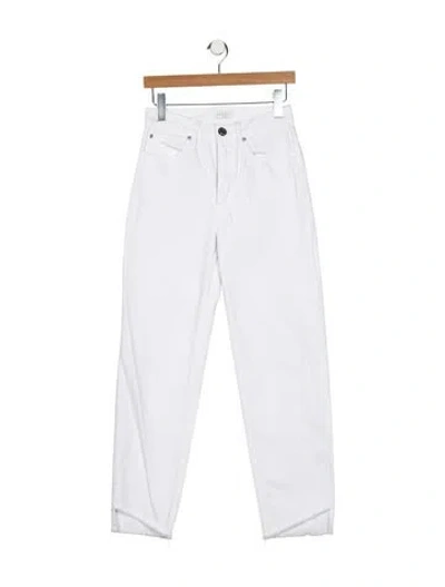 Pre-owned Sandro High-rise Straight Leg Jeans In Blue