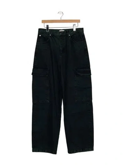 Pre-owned Sandro High-rise Straight Leg Jeans In Blue