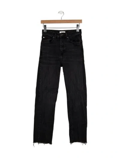 Pre-owned Sandro High-rise Straight Leg Jeans In Multi