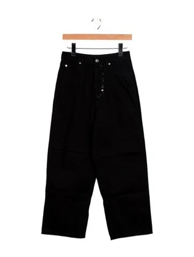 Pre-owned Sandro High-rise Wide Leg Jeans W/ Tags In Black