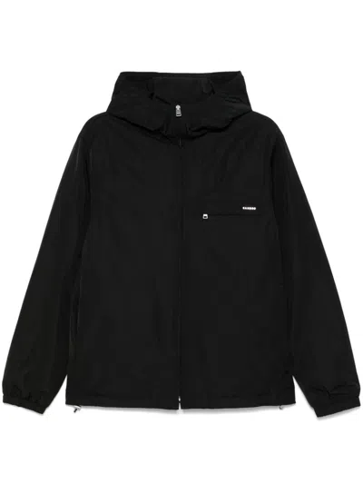 Sandro Hooded Jacket In Black