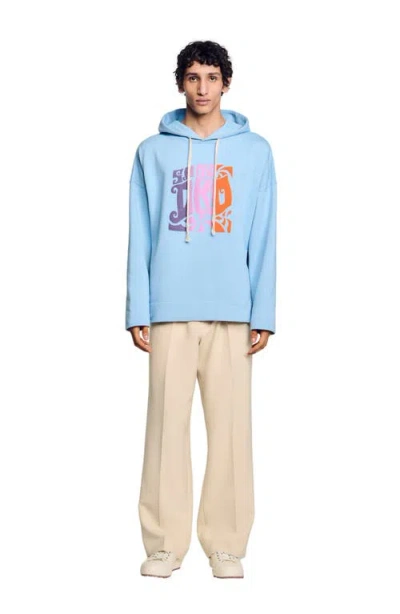 SANDRO SANDRO HOODED SWEATSHIRT