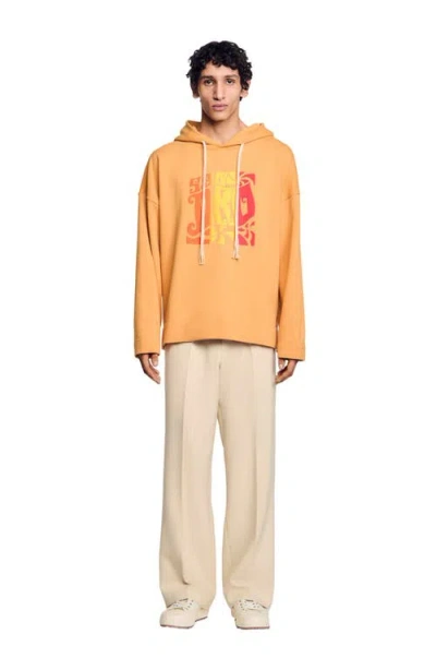 SANDRO SANDRO HOODED SWEATSHIRT