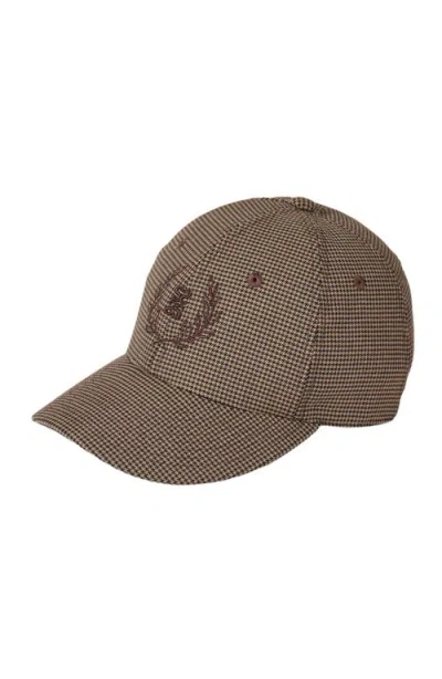 SANDRO SANDRO HOUNDSTOOTH PRINT CAP