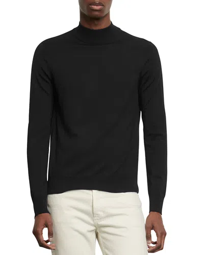 Sandro Industrial Slim Fit Sweater In Black