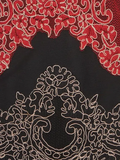 Pre-owned Sandro Isobel Lace Dress In Black