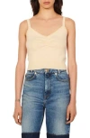 Sandro Ivy Wool Camisole In Yellow