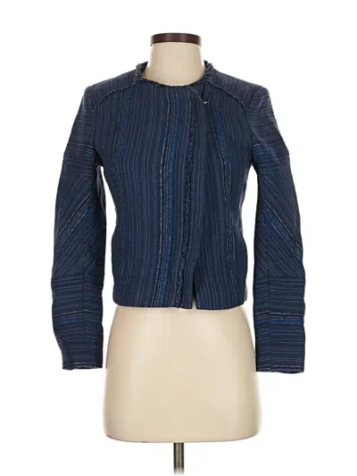 Pre-owned Sandro Jacket In Blue