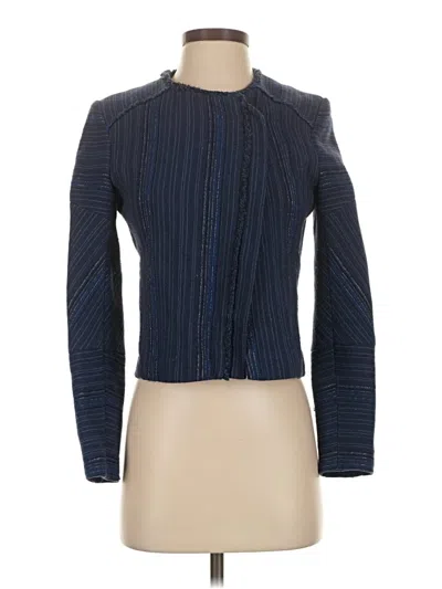 Pre-owned Sandro Jacket In Blue