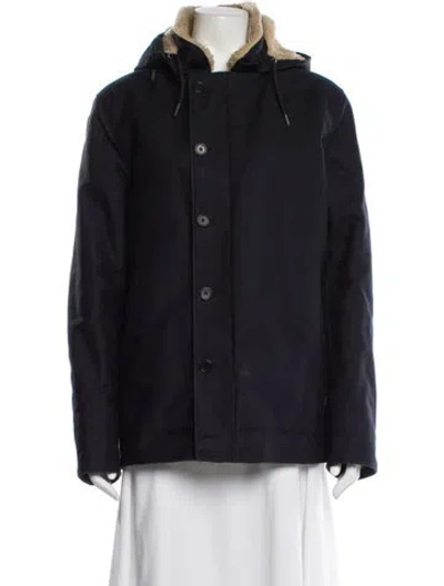 Pre-owned Sandro Jacket In Blue