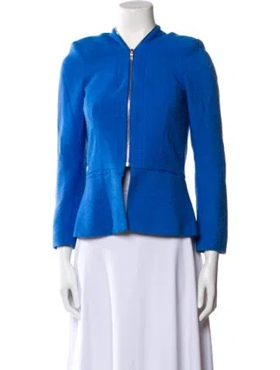 Pre-owned Sandro Jacket In Blue