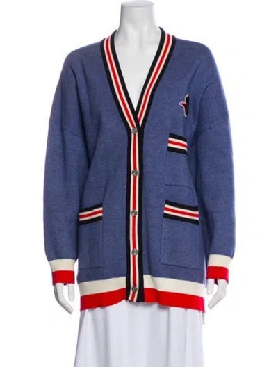 Pre-owned Sandro Jacket In Blue