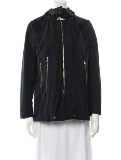 Pre-owned Sandro Jacket In Blue