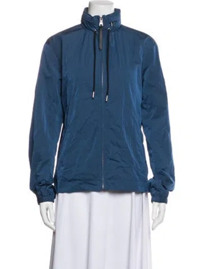 Pre-owned Sandro Jacket In Blue