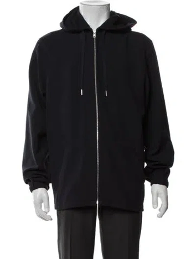 Pre-owned Sandro Jacket In Blue