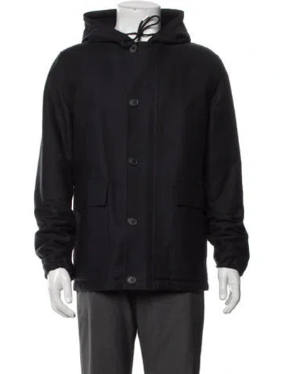 Pre-owned Sandro Jacket In Blue