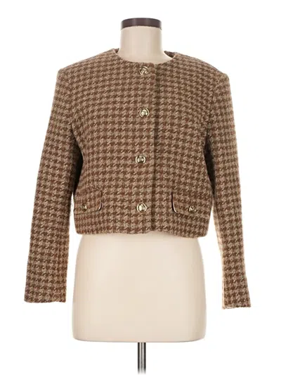 Pre-owned Sandro Jacket In Brown