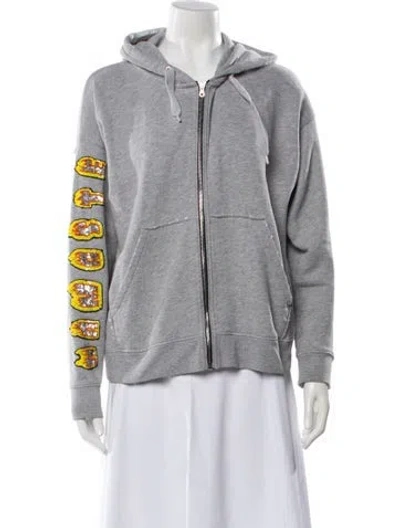 Pre-owned Sandro Jacket In Gray