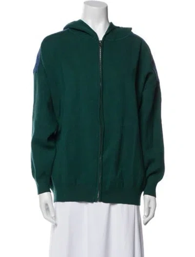 Pre-owned Sandro Jacket In Green