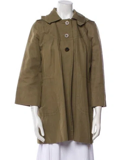 Pre-owned Sandro Jacket In Green