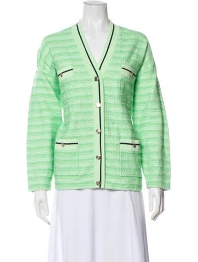 Pre-owned Sandro Jacket In Green
