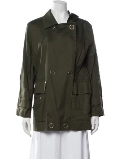 Pre-owned Sandro Jacket In Green