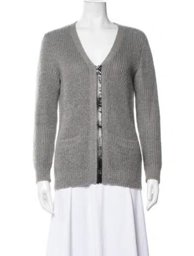 Pre-owned Sandro Jacket In Grey