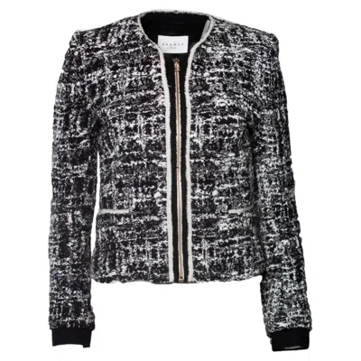Pre-owned Sandro , Jacket In Black And White